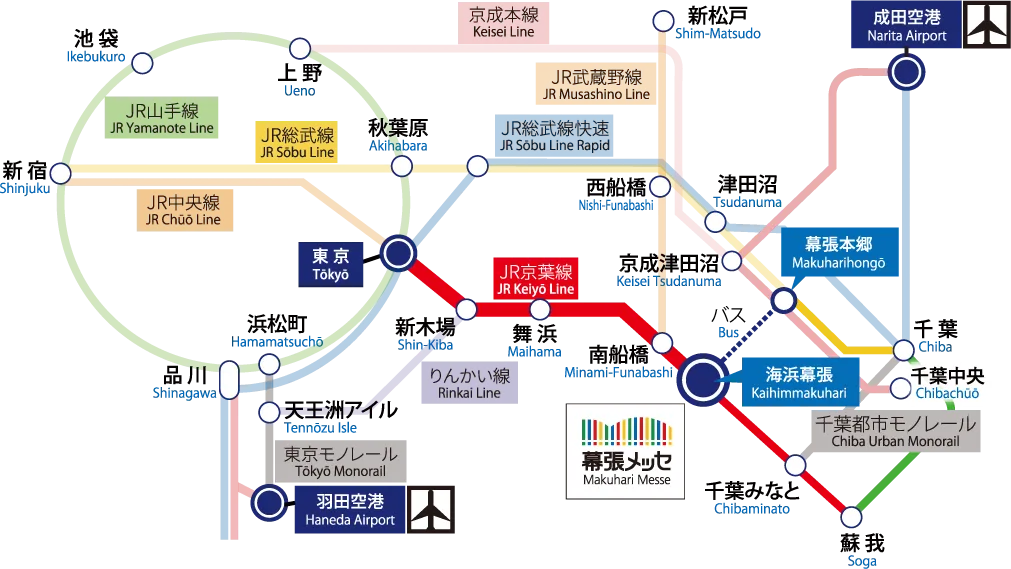 交通アクセスマップ図