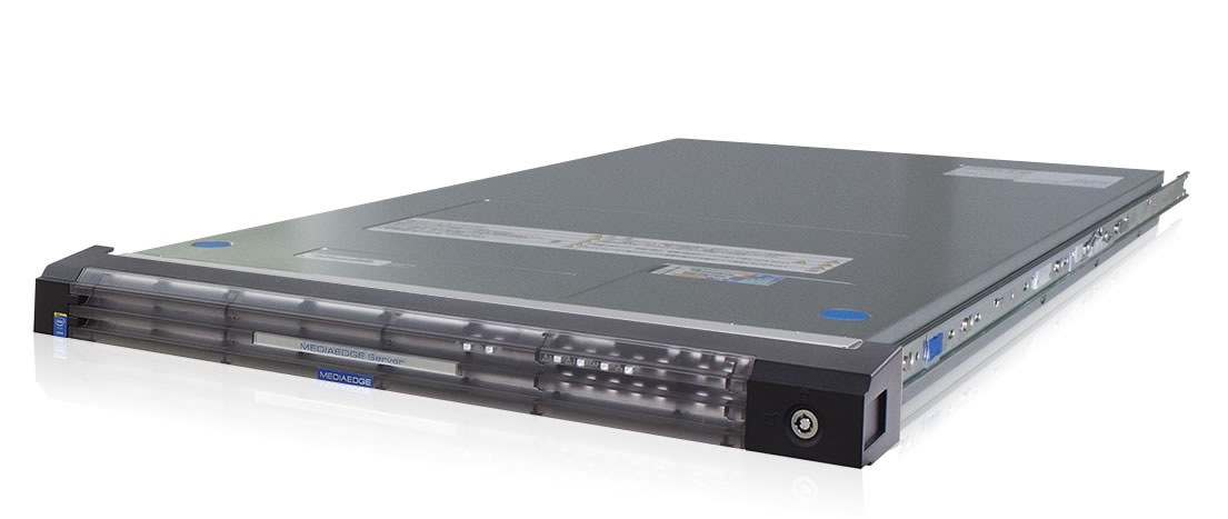 4k放送に対応した自動送出システム「MEDIAEDGE-APM-4K」(MEDIAEDGE Server R602)