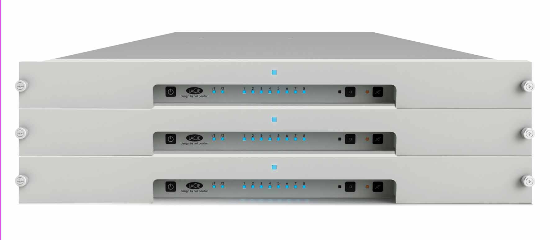 参考出展のラックマウント型「LaCie 8Big Disk Thunderbolt2」(上画像とも)