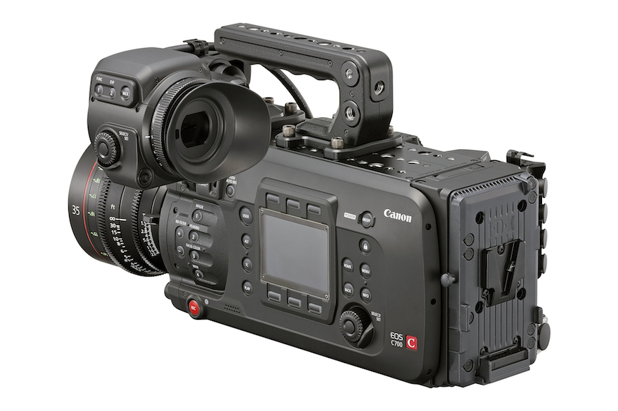 CINEMA EOS SYSTEMの最上位機「EOS C700」「EOS C700 GSPL」(上下とも)