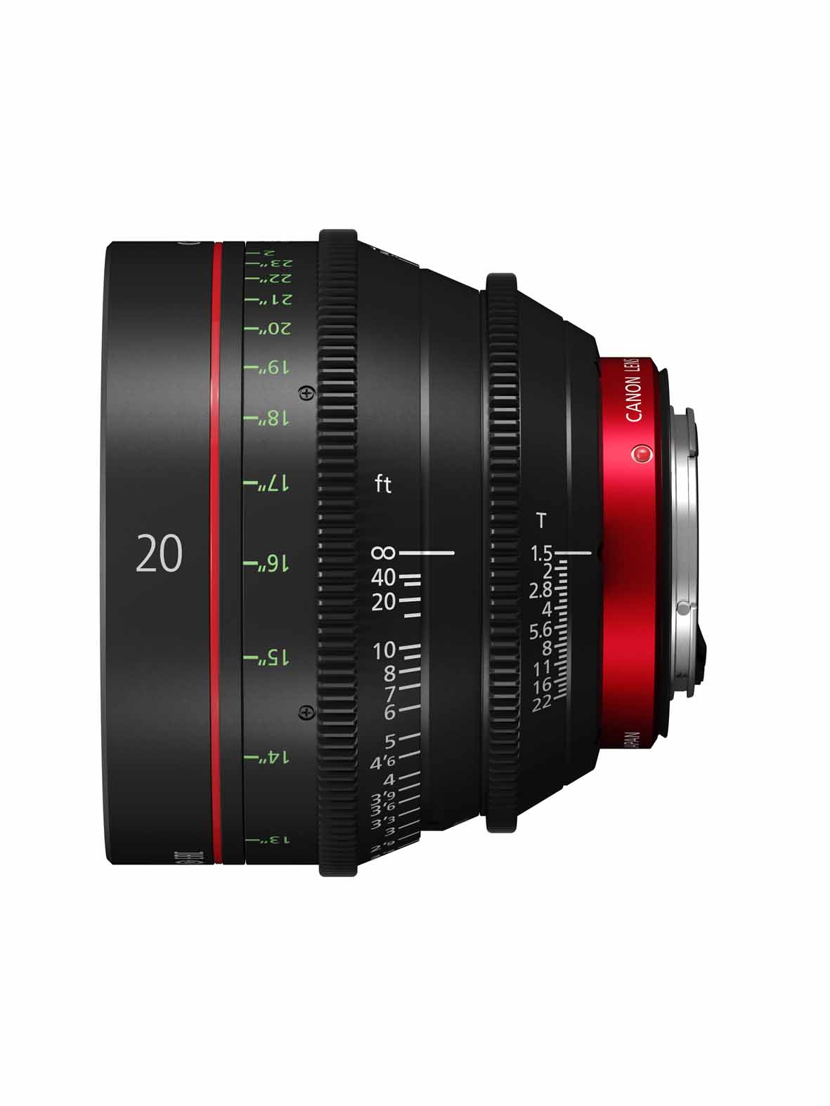 EFシネマレンズ CN-E20mm T1.5L