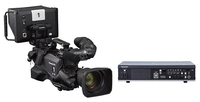 4KスタジオカメラAK-UC4000/UC4000S(写真左) カメラコントロールユニット(CCU)(写真右)