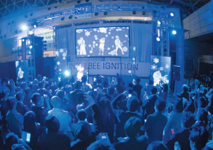 Inter BEE 展示会場内のINTER BEE IGNITIONエリア
