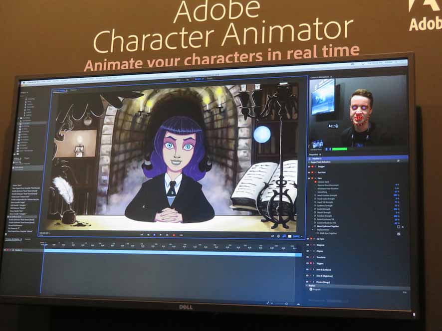 モーションキャプチャーしたデータをアバター等に連携できるAdobe Character Animator