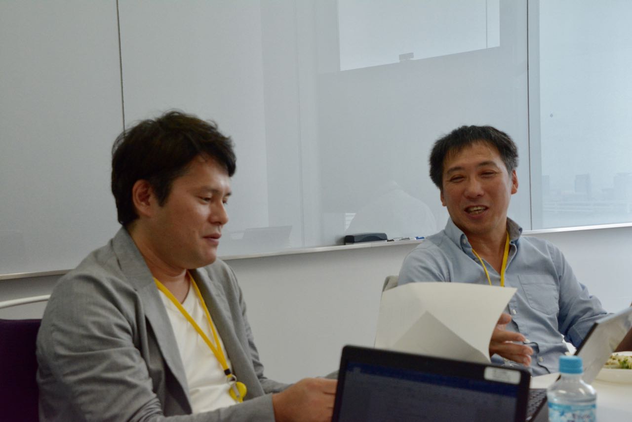 ソニーマーケティング佐保氏(左)とHAROiD田中氏(右)